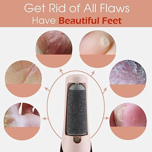 Electric Pedicure Foot Callus Grinder USB Charging Feet Care Dead Skin Remover Machine Foot File Callus Remover Cordless Foot File Easy Grip Adjustable - Image 6