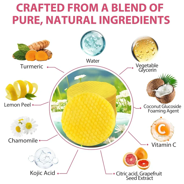 Turmeric Kojic Acid Exfoliating Cleansing Pads - Image 4