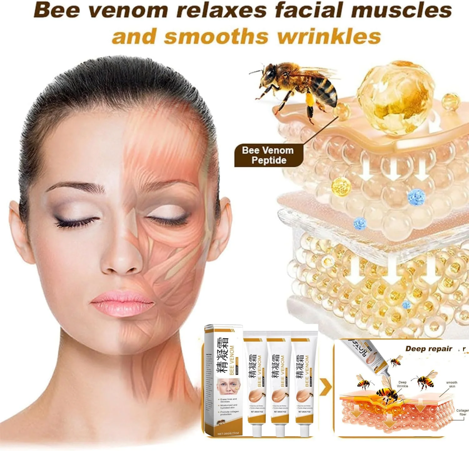 Dubai Viral Bee Venom Magic Cream - Image 4