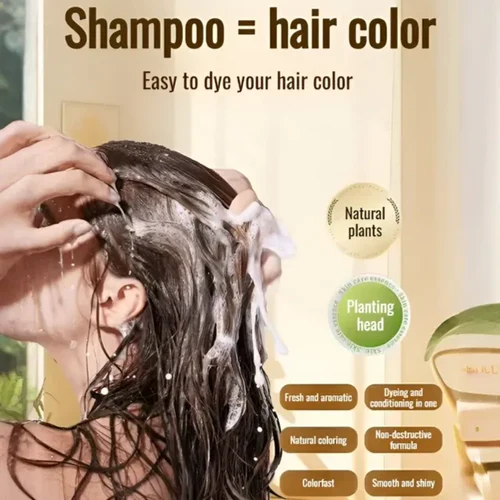 Japanese Long Lasting Natural Hair Dye Shampoo - Image 10
